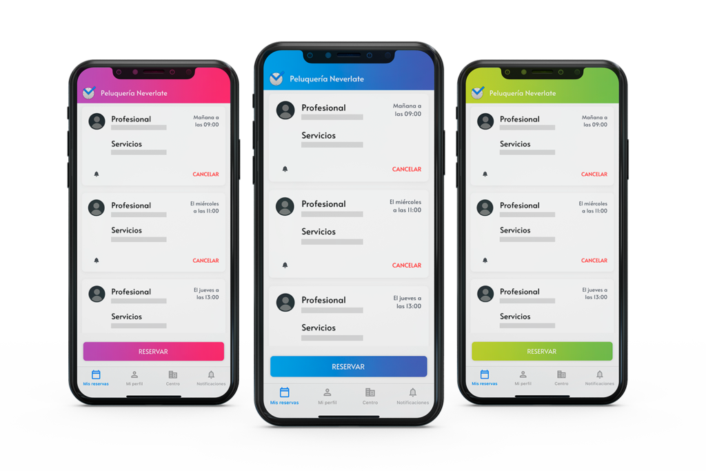 app de reservas